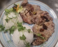 Mustáros-fokhagymás sült tarja